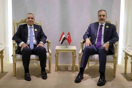 Dışişleri Bakanı Fidan, Mısırlı mevkidaşı Abdellaty ile g&ouml;r&uuml;şt&uuml;
