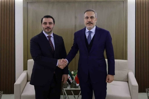 Dışişleri Bakanı Fidan, Suriyeli mevkidaşı Şeybani ile g&ouml;r&uuml;şt&uuml;
