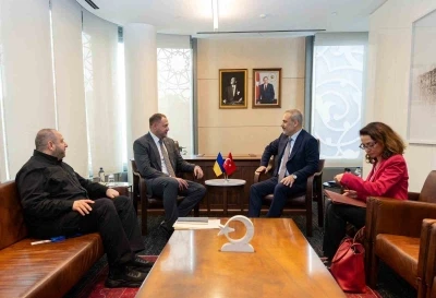 Bakan Fidan, Ukrayna Devlet Başkanlığı Ofisi Başkanı Yermak ile bir araya geldi