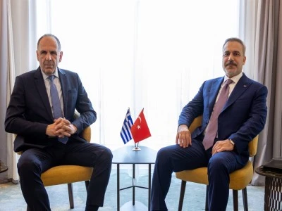 Dışişleri Bakanı Fidan, Yunan mevkidaşı Gerapetritis ile g&ouml;r&uuml;şt&uuml;