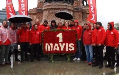 DİSK Taksim'de