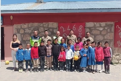 Diyadin&rsquo;de &ouml;ğrencilere g&uuml;venlik semineri
