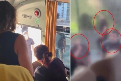 Diyarbakır'da sağlık personeline korku dolu anlar yaşattılar: O anlar kamerada 