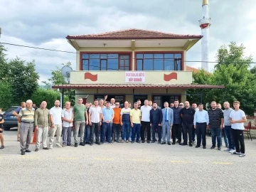 Doğalgaz isteyen k&ouml;yl&uuml;ler AK Parti heyeti ile bir araya geldi
