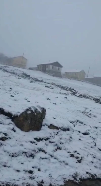 Doğu Karadeniz yaylalarında kış bitmiyor
