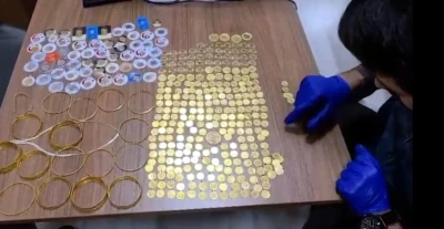 Dolandırdığı kişiden aldığı y&uuml;kl&uuml; miktarda altınla ka&ccedil;arken yakalandı