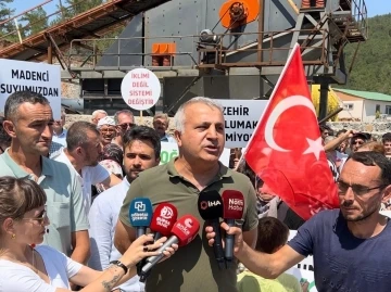 Bursa'da d&ouml;rt k&ouml;y birleşti, sularına sahip &ccedil;ıkmak i&ccedil;in eylem yaptı