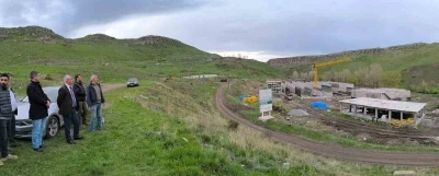 DSİ Kars B&ouml;lge M&uuml;d&uuml;r&uuml; Kotan, Atıksı Arırtma Tesislerini inceledi
