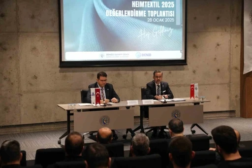DSO ve DENİB y&ouml;netiminde Heımtextıl 2025 Fuarı değerlendirme toplantısı yapıldı
