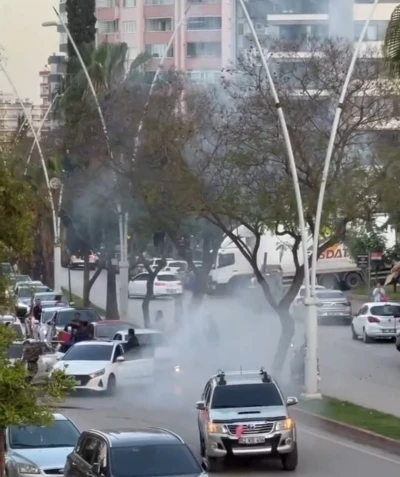 D&uuml;ğ&uuml;n konvoyundaki magandalara ceza yağdı
