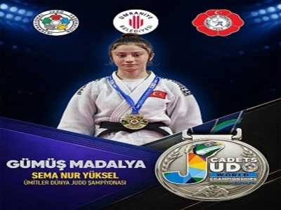 D&uuml;nya Judo Şampiyonası&rsquo;nda Sema Nur Y&uuml;ksel d&uuml;nya ikincisi oldu