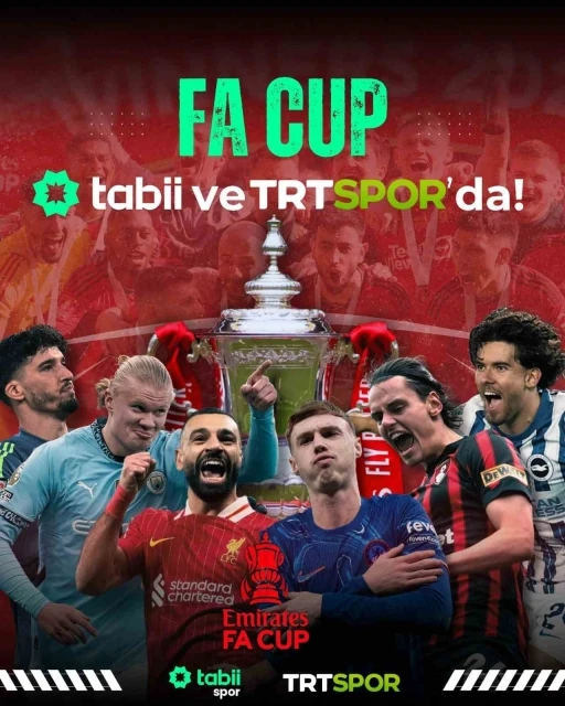 D&uuml;nyanın en k&ouml;kl&uuml; futbol turnuvası &rsquo;FA Cup&rsquo; 4 yıl boyunca TRT&rsquo;de
