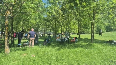 D&uuml;zce&rsquo;de g&uuml;neşi g&ouml;renler soluğu mesire alanlarında aldı
