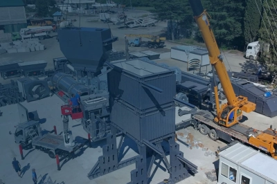 E-Mak'ın asfalt plenti Kutaisi Havalimanı projesinde kullanılacak