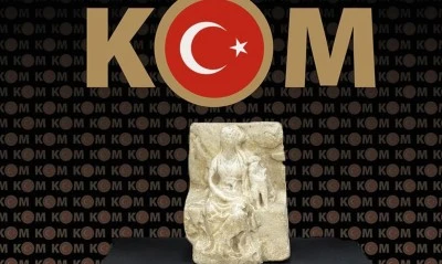 Edirne'de Kybele heykeli yurt dışına ka&ccedil;ırılırken ele ge&ccedil;irildi