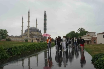 Edirne&rsquo;de sağanak yağış etkili oldu
