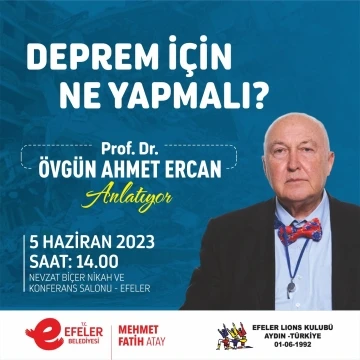 Efeler&rsquo;de de deprem bilinci artıyor
