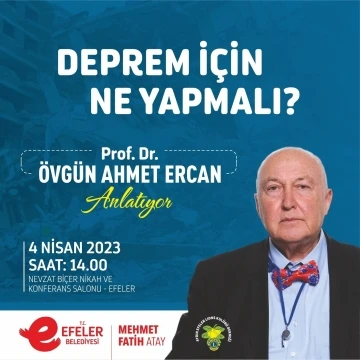 Efeler&rsquo;de deprem bilinci artıyor
