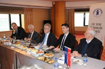 EGİAD&rsquo;ın protokol&uuml; yeni d&ouml;nem rotasını belirledi

