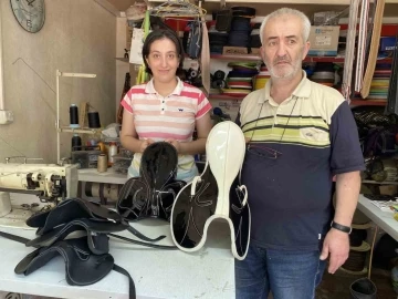 El emeği eyerleriyle d&uuml;nyaya a&ccedil;ıldı
