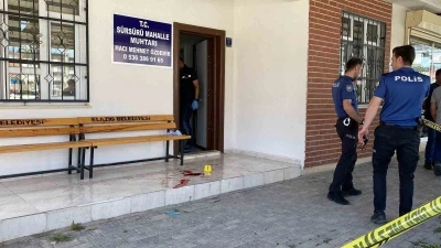 Elazığ&rsquo;da mahalle muhtarı silahlı saldırıda yaralandı
