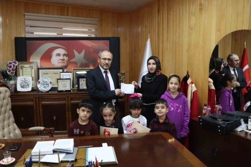 Elazığ&rsquo;da &ouml;ğrencilerden Filistin&rsquo;e destek
