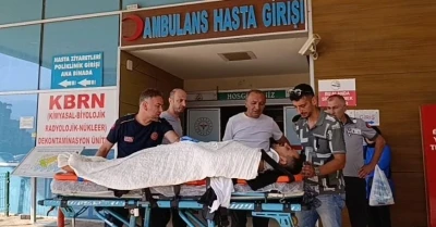 Elektrik direğinde &ccedil;alışma yaparken akıma kapıldı