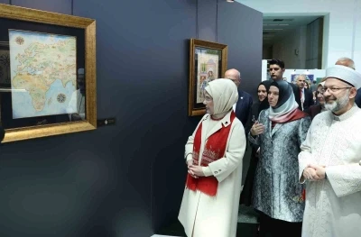 Emine Erdoğan "Uluslararası İslam Sanatları Fuarı"nda konuştu
