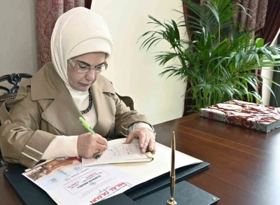 Emine Erdoğan, T&uuml;rk Kızılay&rsquo;a kurban bağışında bulundu