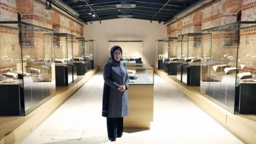 Emine Erdoğan 'Valide Sultanlar Yazma Eserler Sergisi'nin a&ccedil;ılışını yaptı