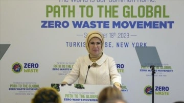 Emine Erdoğan'dan t&uuml;m d&uuml;nyaya sıfır atık &ccedil;ağrısı