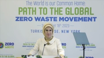 Emine Erdoğan'ın BM'deki lider eşi diplomasisiyle Sıfır Atık g&uuml;ndeminin k&uuml;reselleşmesi hız