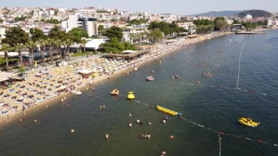 Erdek, bayram ile birlikte yaz sezonunu a&ccedil;tı