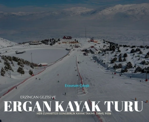 Ergan Dağı Kayak Merkezi &ccedil;evre illerinde ilgi odağı haline geldi
