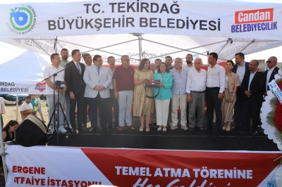 Ergene İtfaiye İstasyonu&rsquo;nun Temeli Atıldı