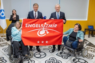 Erişilebilir kent hedefiyle 98. Kırmızı Bayrak İZTO&rsquo;nun oldu