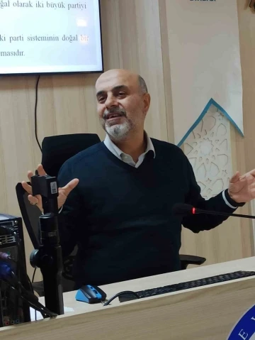 Erzincan TYB&rsquo;de demokrasi ve se&ccedil;imler konuşuldu
