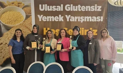 Erzurum &Ccedil;&ouml;lyak Derneği&rsquo;ne Glutensiz yemek yarışmasında &uuml;&ccedil;&uuml;nc&uuml;l&uuml;k &ouml;d&uuml;l&uuml;

