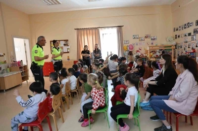 Es &Ccedil;ocuk Evi&rsquo;nin minikleri trafik dedektifi oldu
