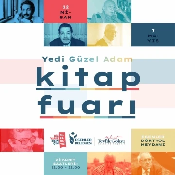 Esenler&rsquo;de Yedi G&uuml;zel Adam Kitap Fuarı başlıyor

