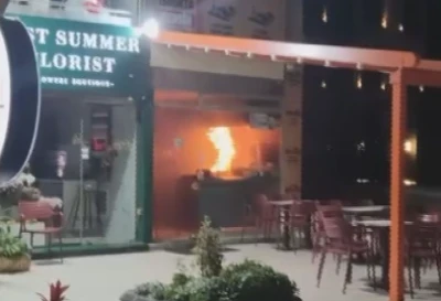 Etiler'de restoran alev alev yandı
