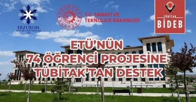 ET&Uuml;&rsquo; 74 &ouml;ğrenci projesine destek aldı
