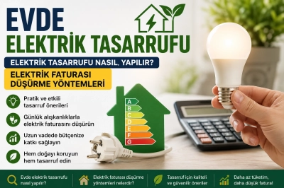 Evde elektrik tasarrufu yapmanın 15 yolu