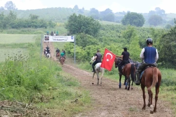 Evliya &Ccedil;elebi Yolu 350 yıl sonra atlarla yeniden keşfedildi
