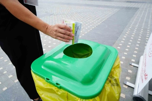 Evsel atık ila&ccedil;lar, doğaya karışmadan toplanıyor
