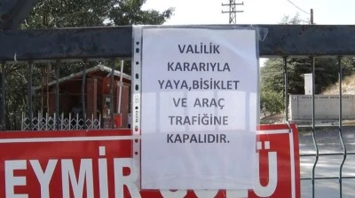 Eymir G&ouml;l&uuml;, yangın sonrası ikinci bir duyuruya kadar kapatıldı