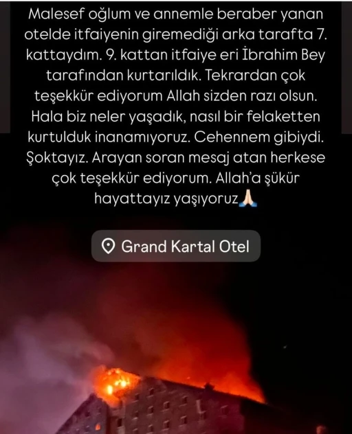 Faciada yaşananları bu s&ouml;zlerle anlattı:
