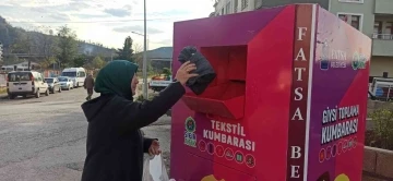 Fatsa&rsquo;da giysi atıkları geri d&ouml;n&uuml;ş&uuml;me kazandırılacak
