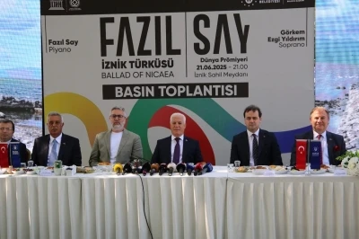 Fazıl Say&rsquo;dan İznik&rsquo;e &ouml;zel t&uuml;rk&uuml;