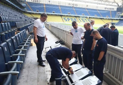Fenerbah&ccedil;e'nin stadında yenileme ve tadilat &ccedil;alışmaları başladı